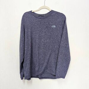 The North Face Men's Long Sleeve Purple Shirt Size Large 100% polyester